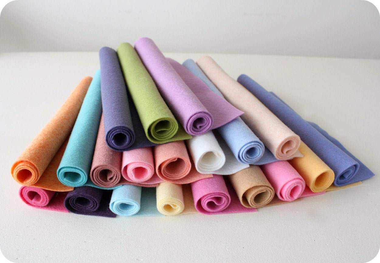 My Faves Merino Wool Blend Felt 20 6x9 Sheets