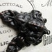 Persephone, Queen of the Underworld - black antiqued brass pendant - 42mm (2 pendants) black metal finding, jewelry making CH-FF-013