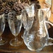 Vintage Wedding Table Setting Cocktail Juice Decanter Set Princess House
