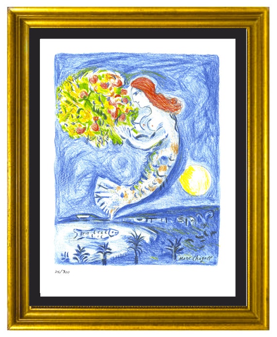 Marc Chagall Signed & Hand-Numbered Limited Edition Lithograph