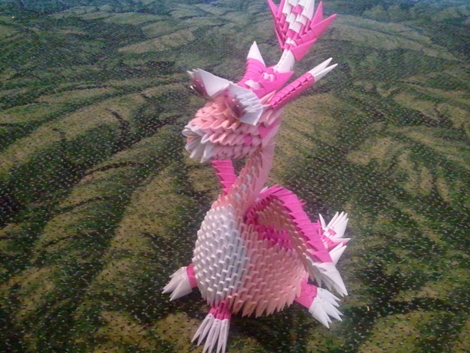 3d Origami Dragon by akvees on Etsy