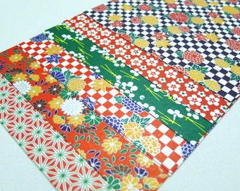 Yuzen Chiyogami Paper Pack for Traditional Japanese Origami Paper Project- 18 sheets (6 designs)