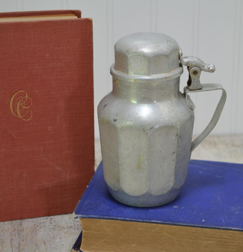 Pure Aluminum Syrup Decanter Pitcher farmhouse decor