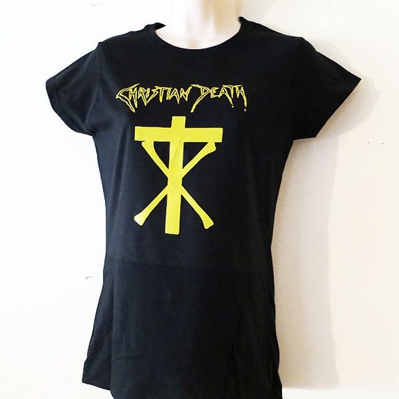 Christian Death T shirt screen print black short by LostRecords