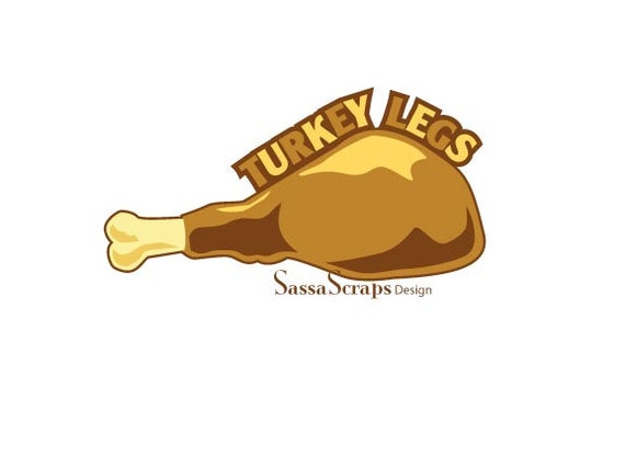 Download SVG PNG Turkey Leg die cut for scrapbooking