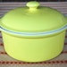 Vintage Hall China Number 69 Casserole Stoneware Casserole by Hall China Company Big Yellow Covered Casserole