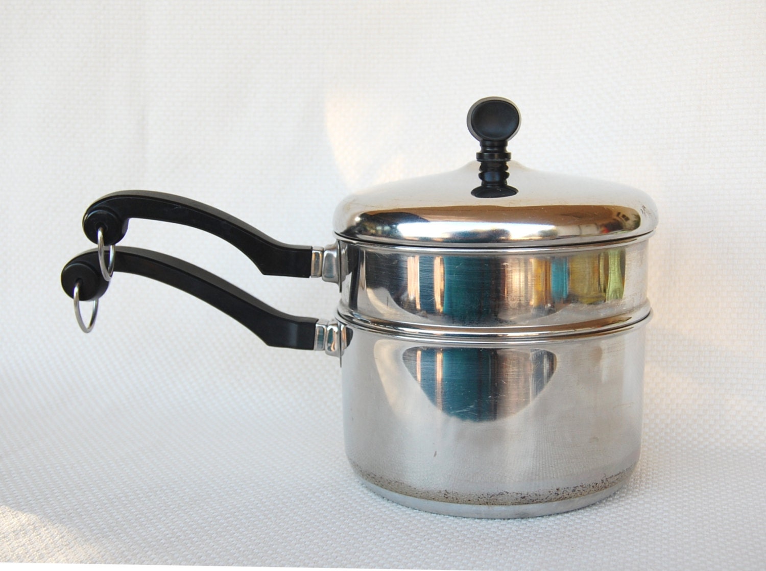 Vintage Farberware 2 Quart Double Boiler Aluminum Clad