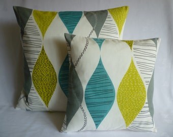22 and 16 Teal Designer Cushion Covers Pillowcases Shams Slips Scatter.