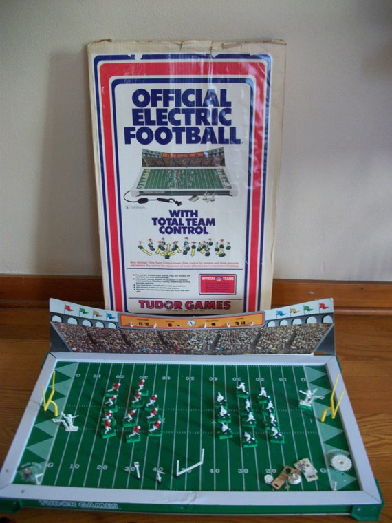 Vintage Tudor Electric Football Game Works by sewupcycle on Etsy