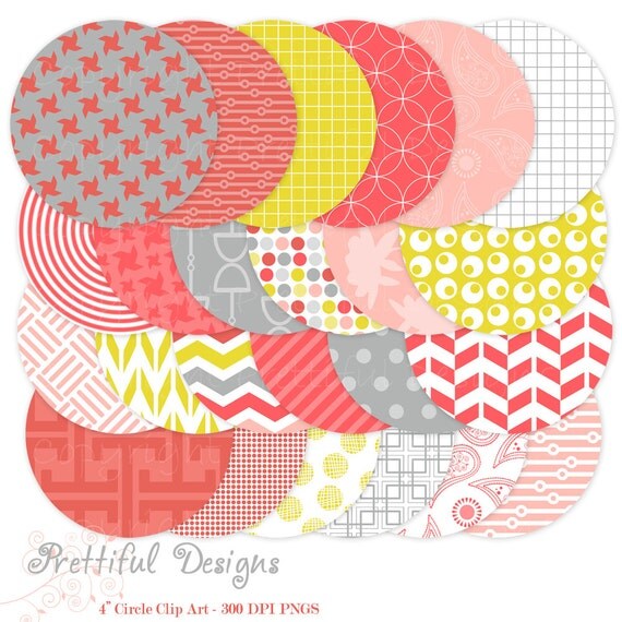4" Circle Clip Art for Personal and Commercial Use - Making Waves Il_570xn