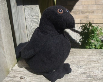 stuffed raven plush