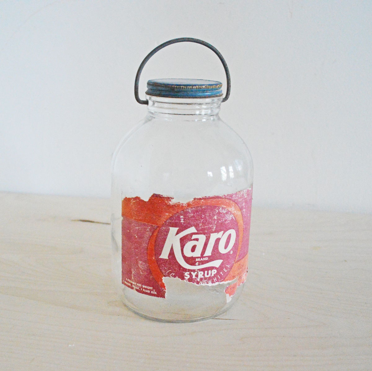 Vintage Karo Syrup Duraglas Glass Jar Bottle by mothrasue on Etsy