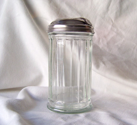 Vintage Sugar Shaker Glass Sugar Shaker