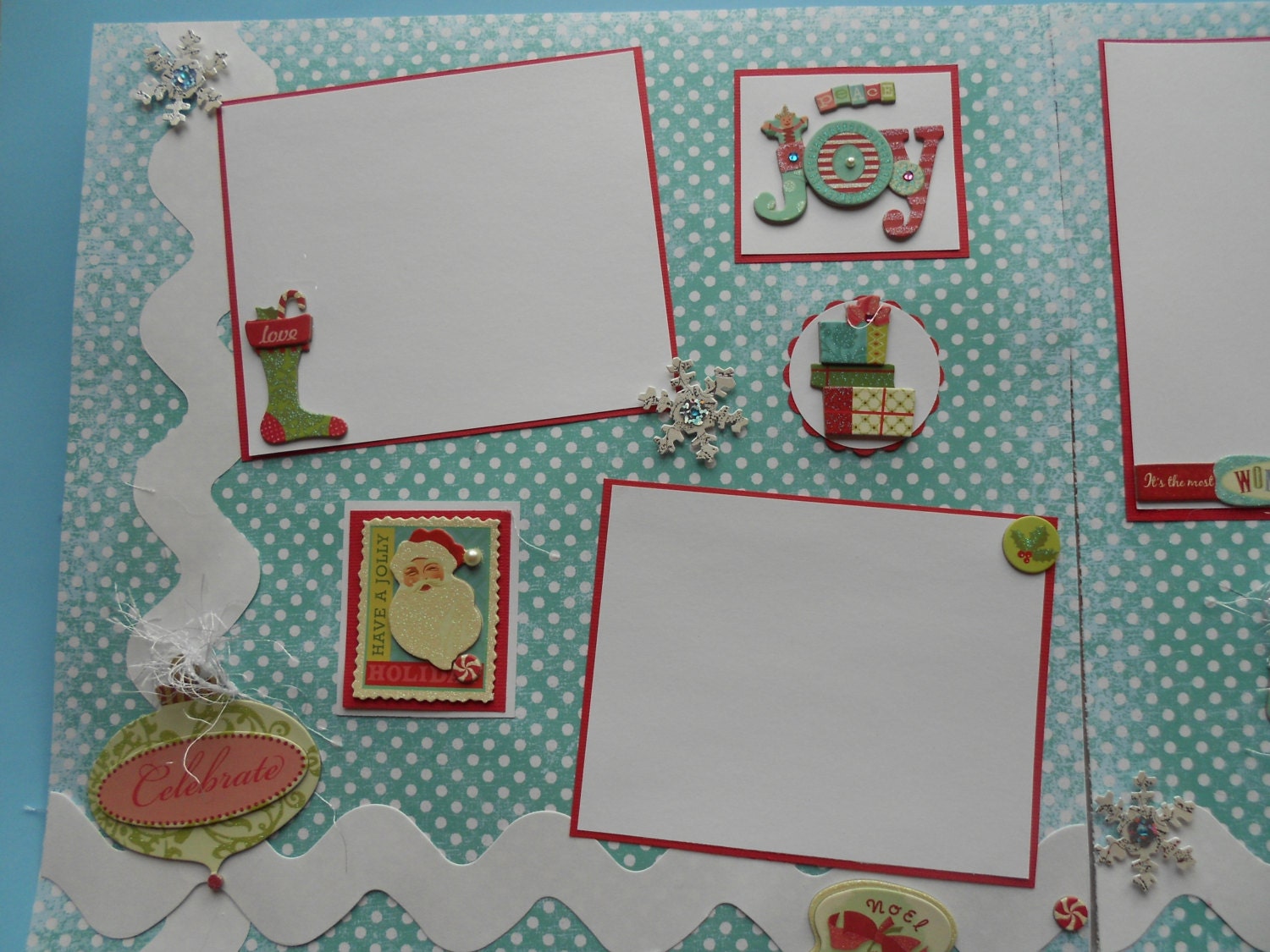 Christmas Scrapbook Album 12 By 12 Pre Made