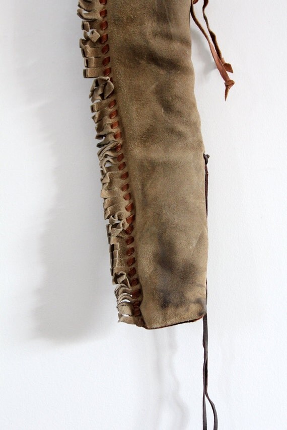 vintage leather gun case western rifle sling by 86home on Etsy