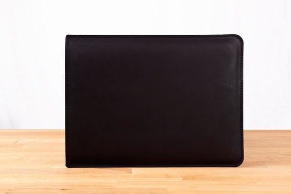 11 MacBook Air Leather Sleeve Case in Black by MintCases on Etsy