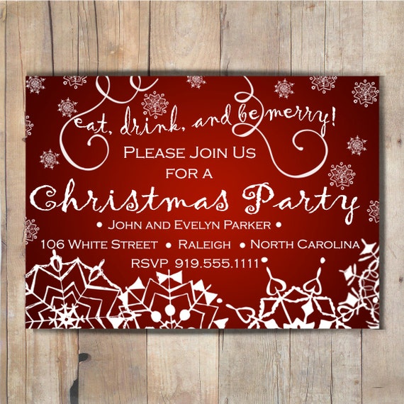 Digital Christmas Invitations Free 2