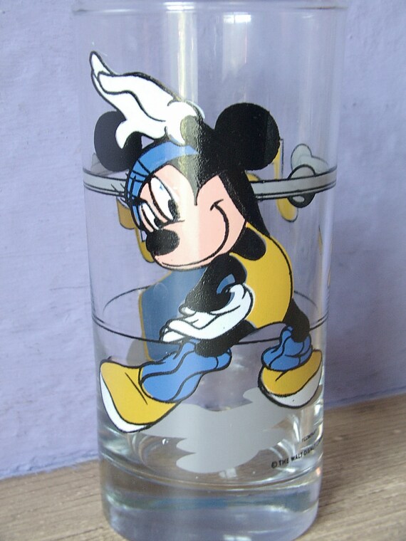 vintage character drinking glasses