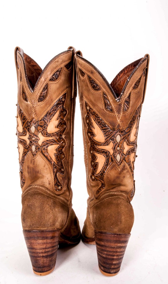 Butterfly Cowboy Boot Women's Size 7 .5