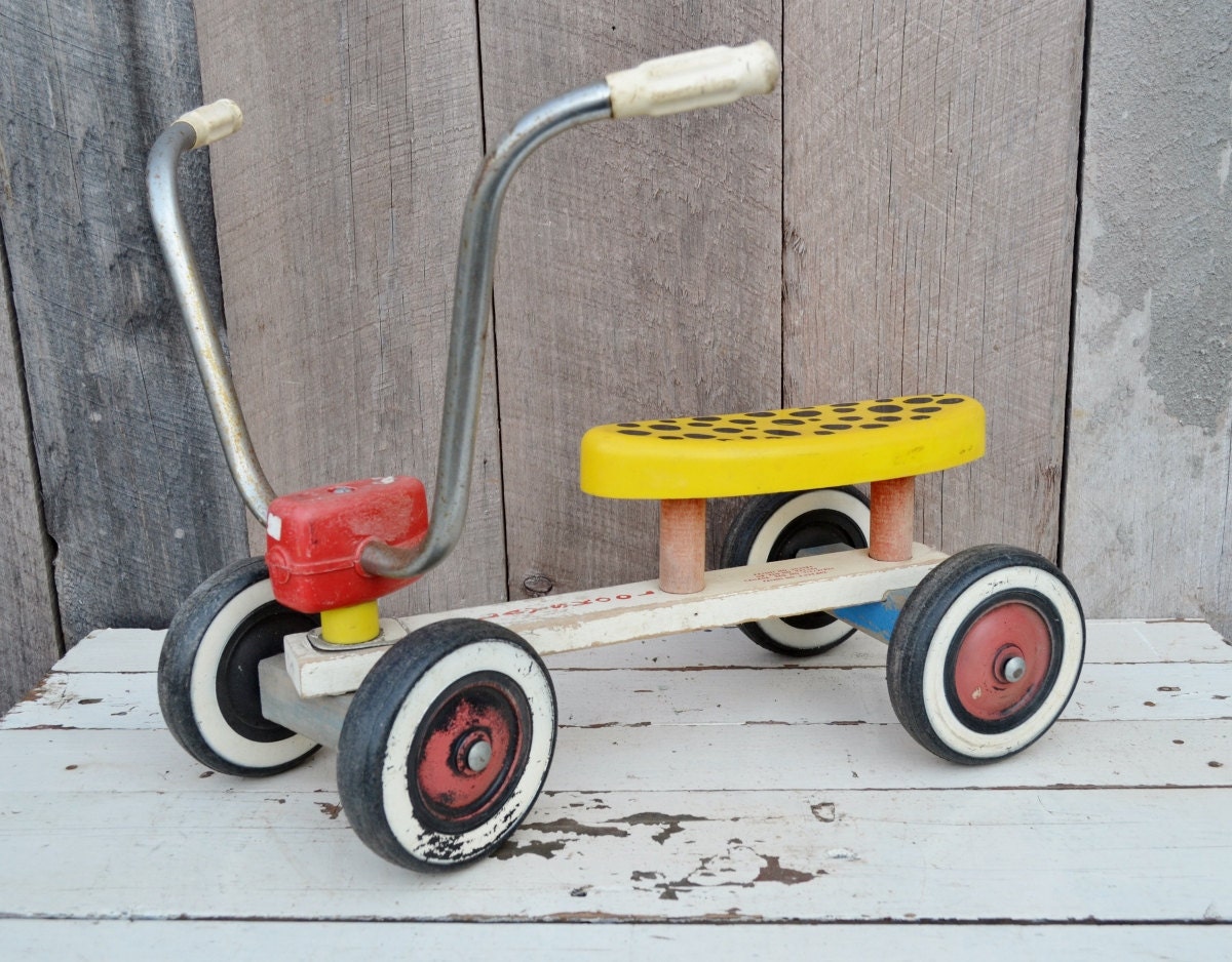 Playskool Ride On Tyke Bike Wooden Scooter Toddler First Bike