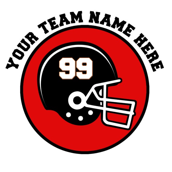 Custom Personalized Car Window Decal Sticker Football team