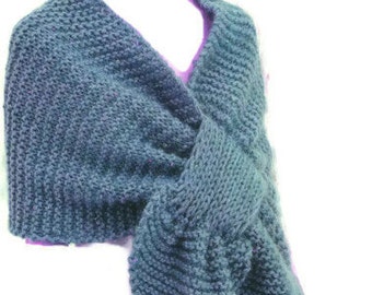 Knit Stole, Shoulder wrap, Shawl Pattern, Easy Knitting Pattern, Pattern Only