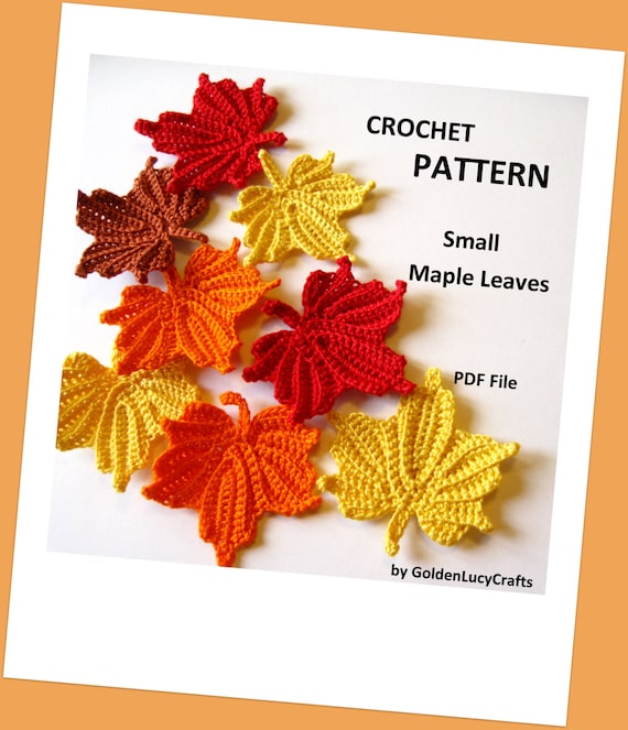 Small Maple Leaves Crochet Pattern