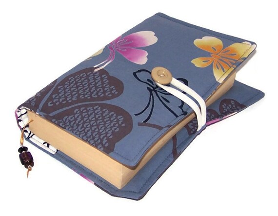 Book Cover Vintage Kimono Butterflies by WhimsyWooDesigns on Etsy