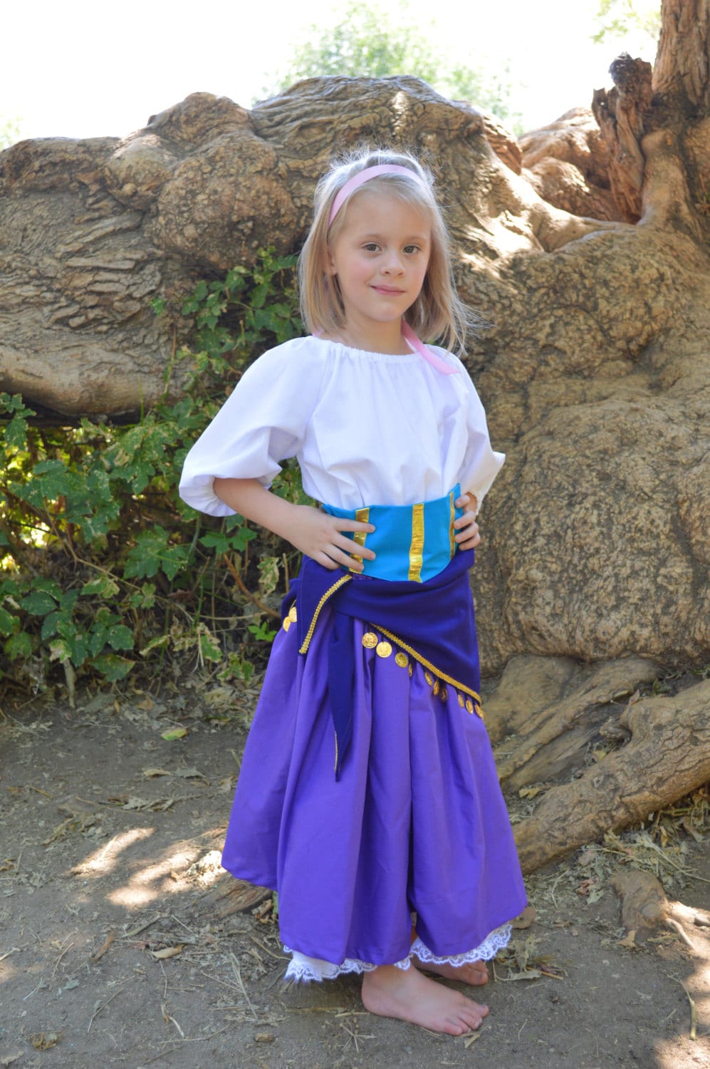 Esmeralda Costume Dress set for Girls