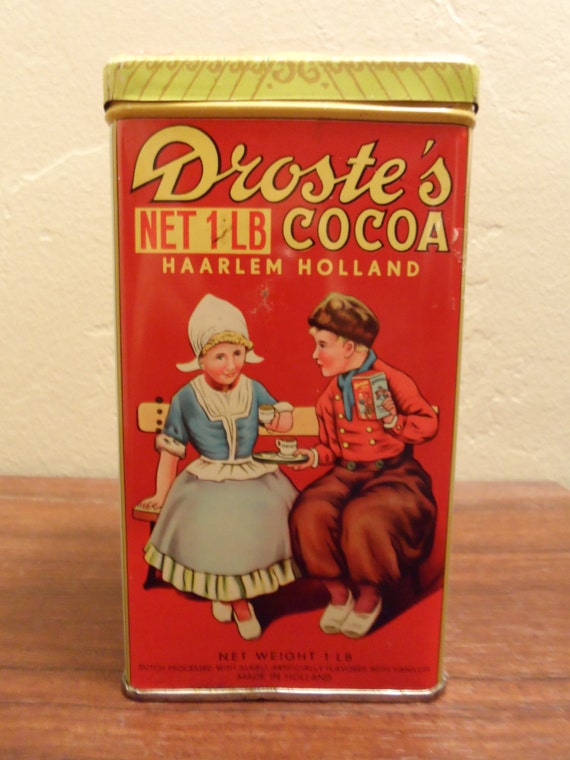 Droste's Cocoa Tin 1 lb by PrimePickins on Etsy