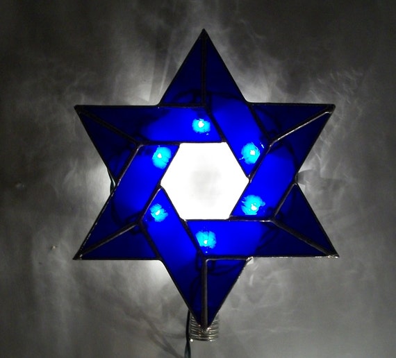 lighted jewish star of david interfaith tree topper 6 point lighted jewish star of david interfaith tree topper 6 point
