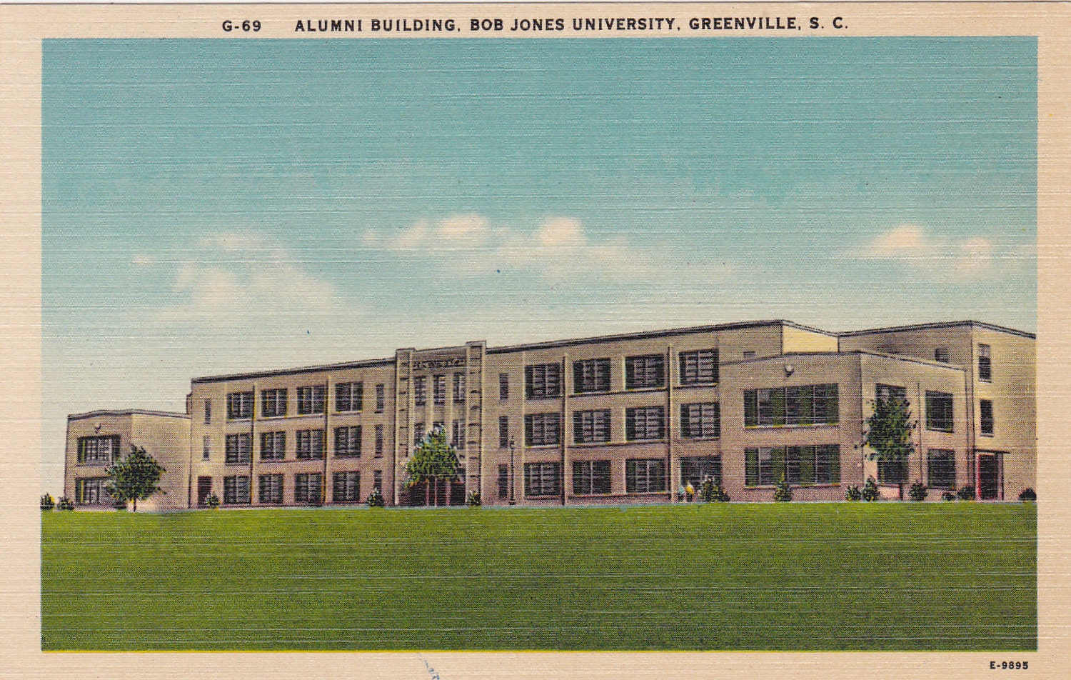 Alumni Building Bob Jones University by postcardsofthepast on Etsy