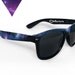 Dark Galaxy shades - Nebula Space Cosmic hand painted Wayfarer style sunglasses '80s retro