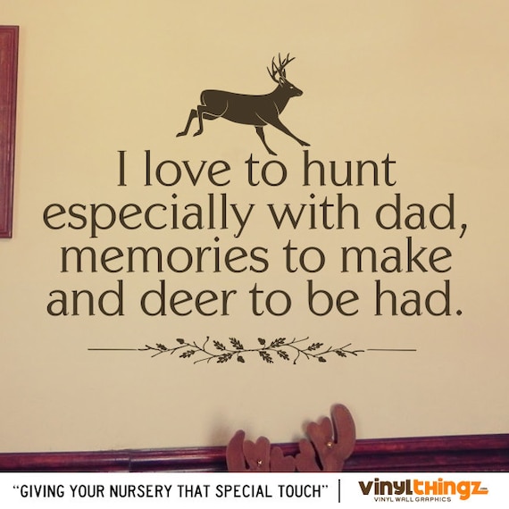 Hunting Wall Decal Love To Hunt Decal by VinylThingzWalls