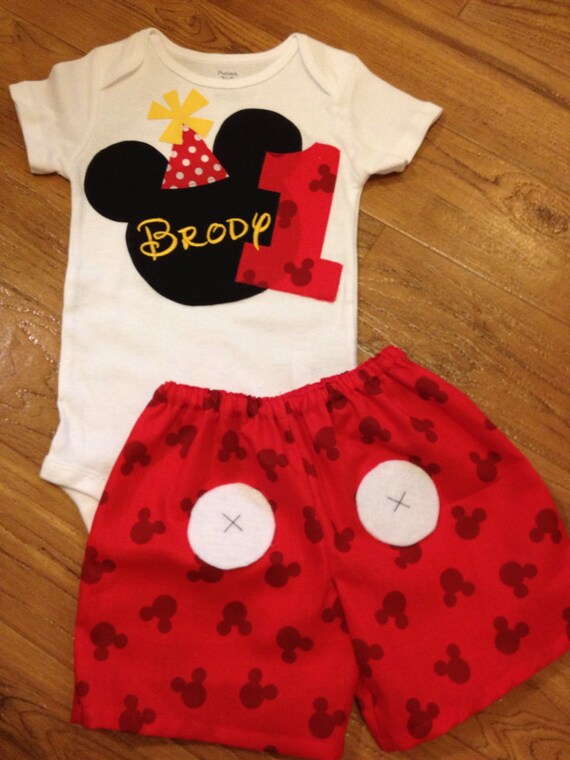 mickey mouse birthday outfit for 1 year old