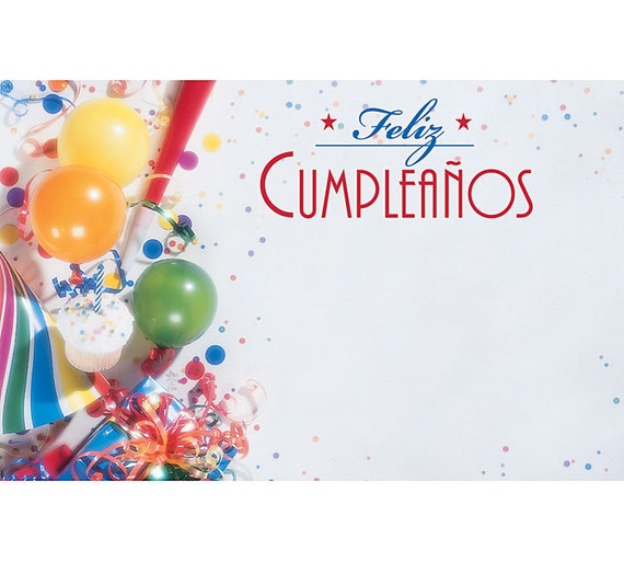 50 feliz cumpleanos spanish happy birthday print