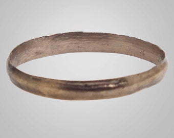 Authentic Ancient Viking wedding Ring Band Jewelry C.866-1067A.D. Size 11 1/2 (20.9mm)(Brr337)