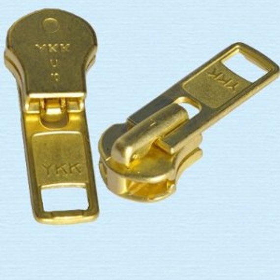 Items Similar To Ten 10 Brass Ykk No 10 Zipper Slider Pull Free