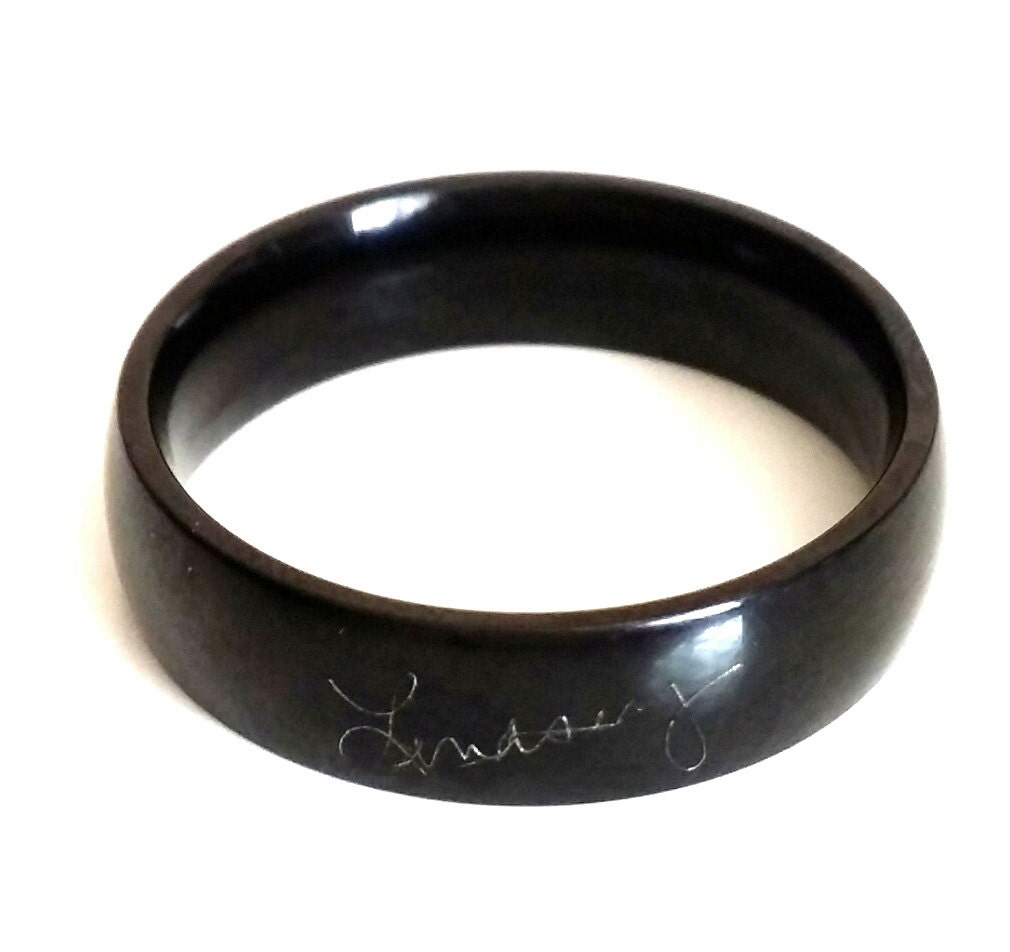 caitlyn minimalist handwriting ring