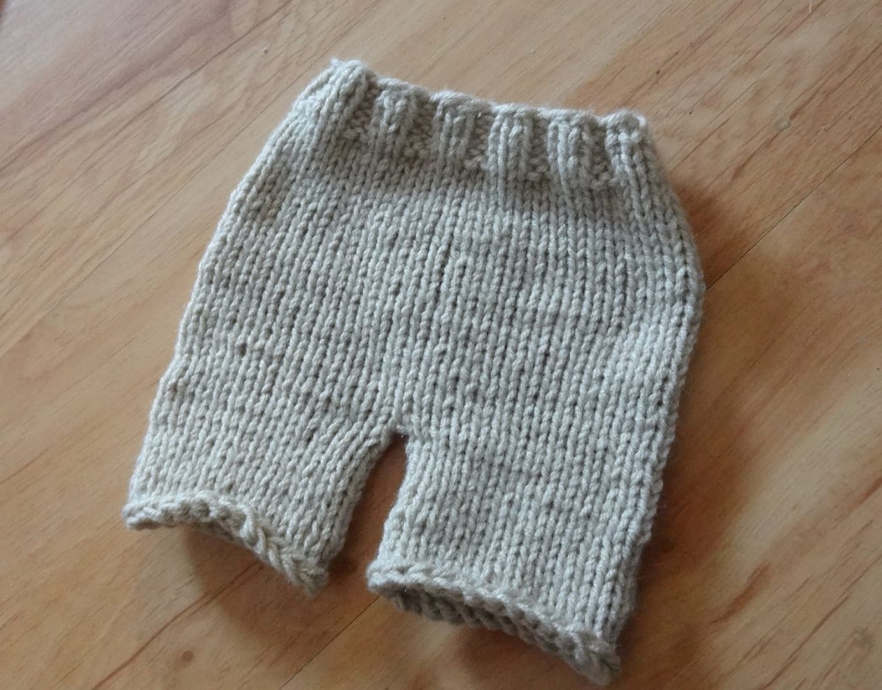 Newborn Knit Diaper Cover / Baby Girl Diaper Cover / by Ifonka