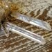 ROXY / Raw Crystal Layering Necklace - Rough Clear Quartz Pendant Necklace Long Chain - Native, Natural, Unisex - LARGE, April Birthstone