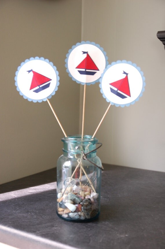 Sailboat Centerpieces Nautical Centerpieces 8 Pcs Sailboat