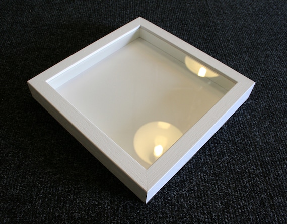Items similar to Square White Wood Shadow Box Frame Instagram on Etsy