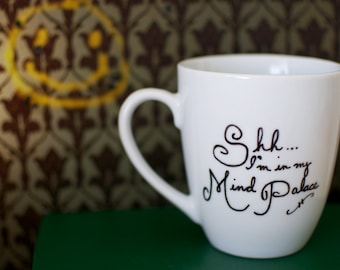 Sherlock Mind Palace Hand Painted Mug