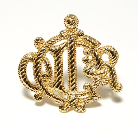 Vintage Signed Christian Dior Germany Gold by VintageMeetModern