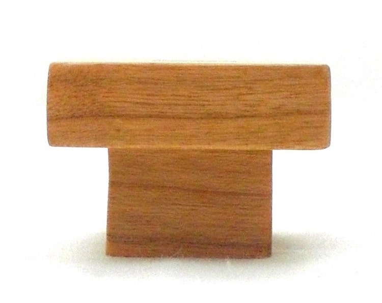 Cherry Wood Knob Arts & Crafts Knob by HappyBungalow