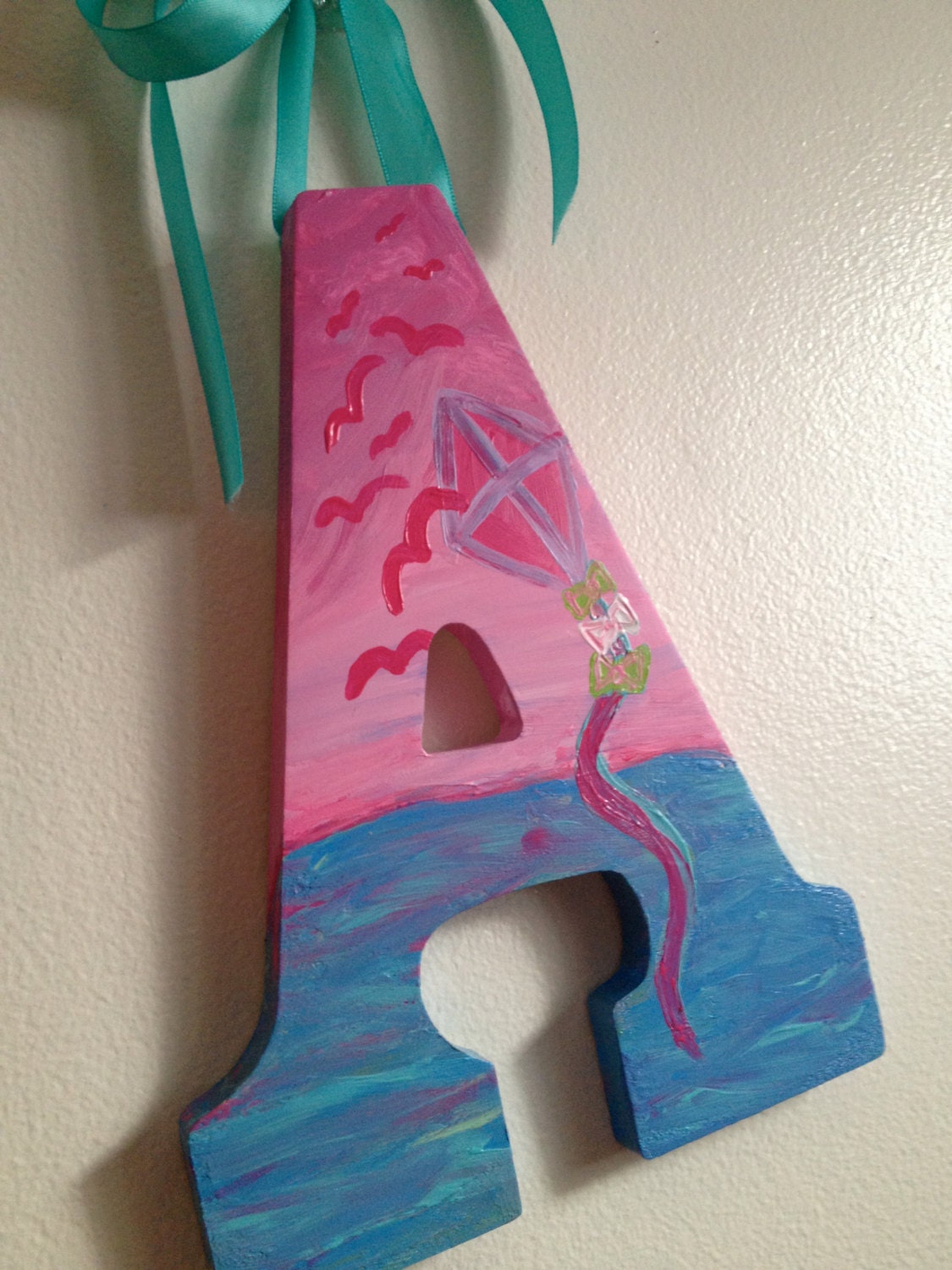 Hand Painted Wall Letters by Letters4Littleones on Etsy