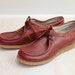 Vintage 70's Oxblood Wedge Leather Oxfords