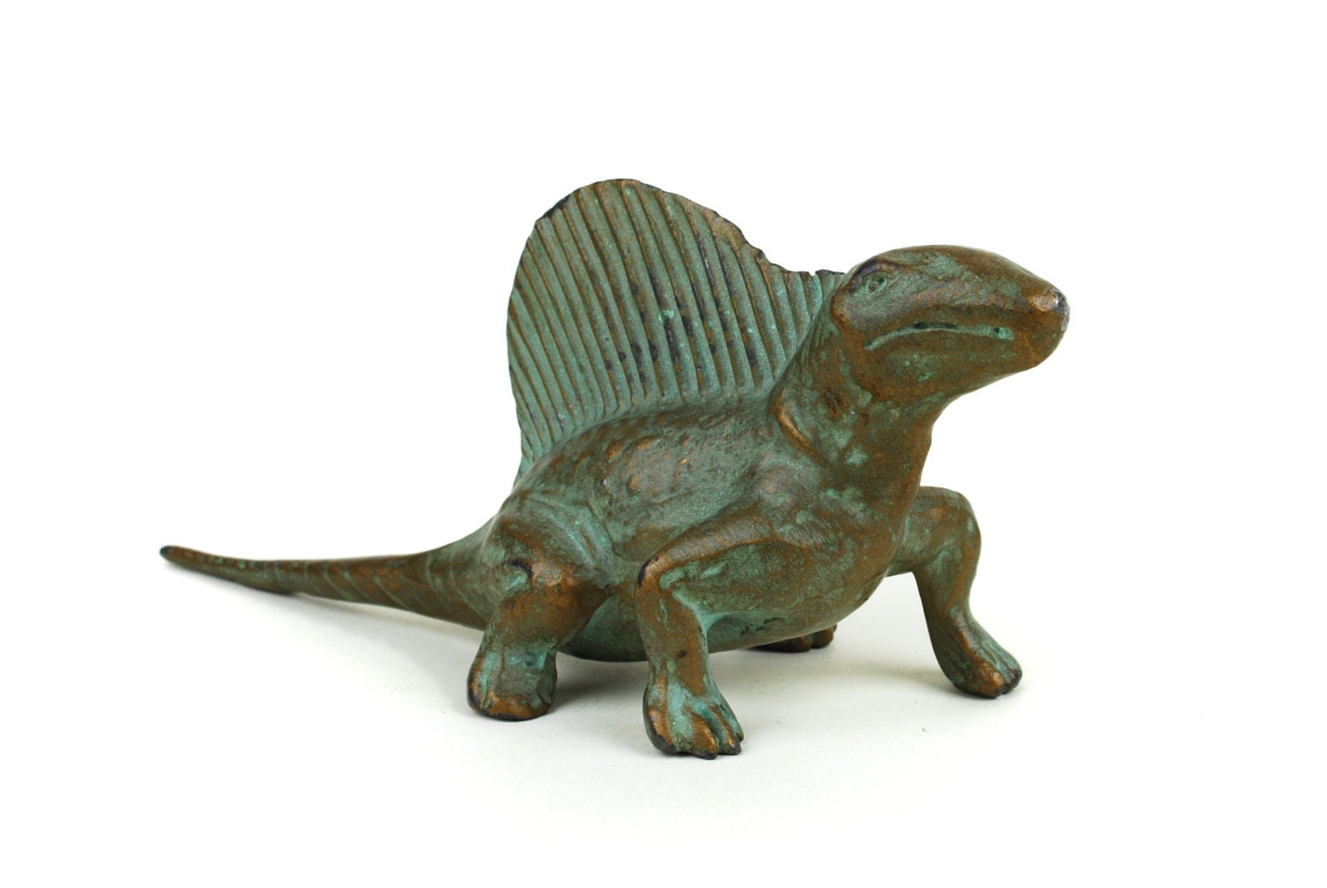 brass dinosaur figurine