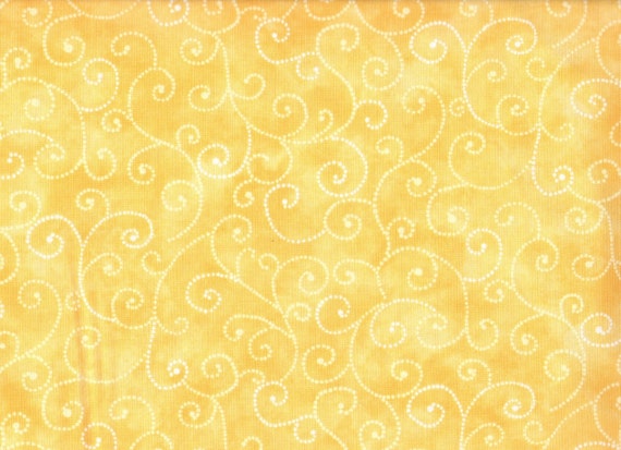 Marble Swirls by Moda Fabrics Lemon Yellow Fabric 1 yard